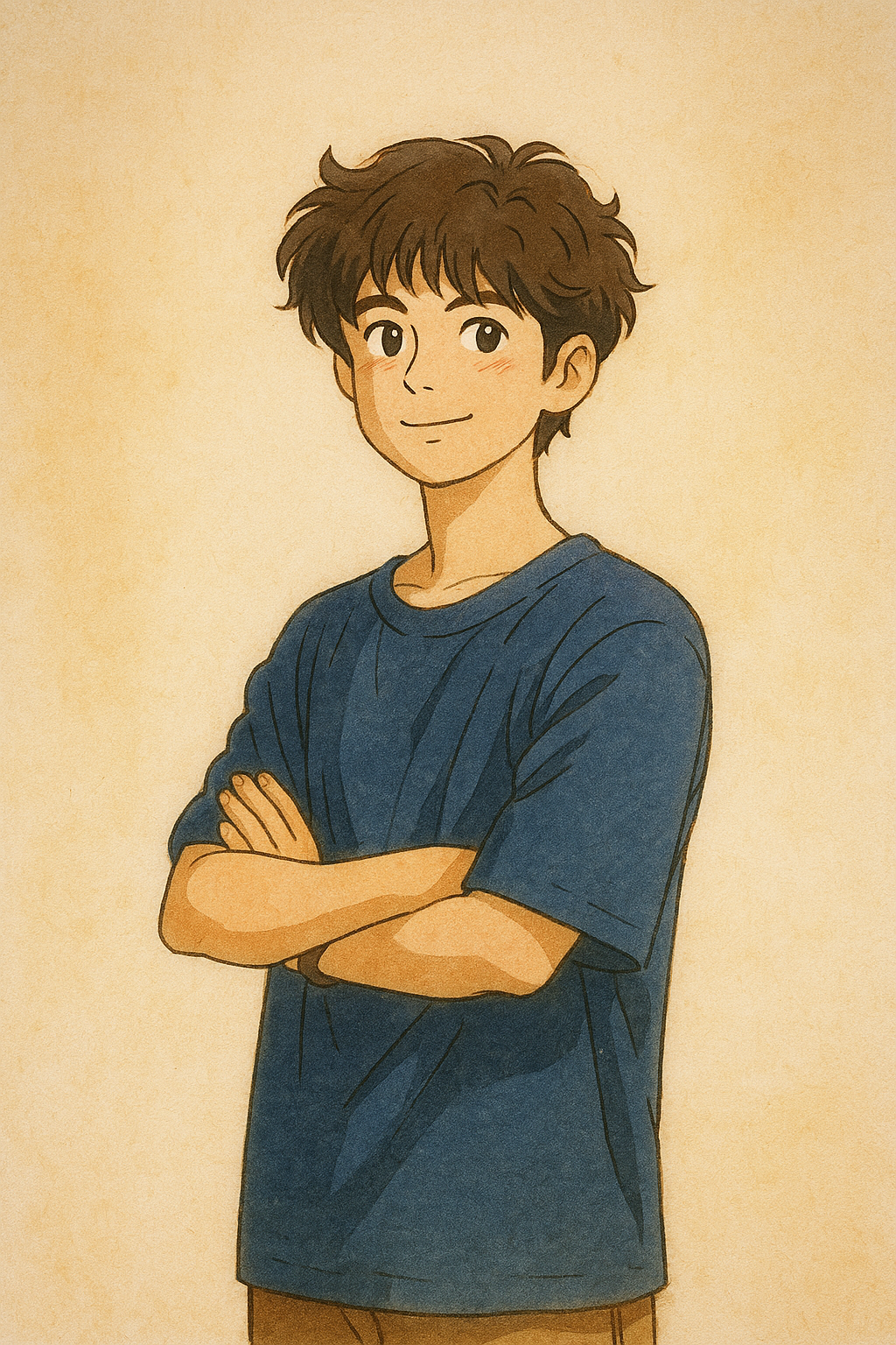 Illustrated profile photo of Haokai Ding